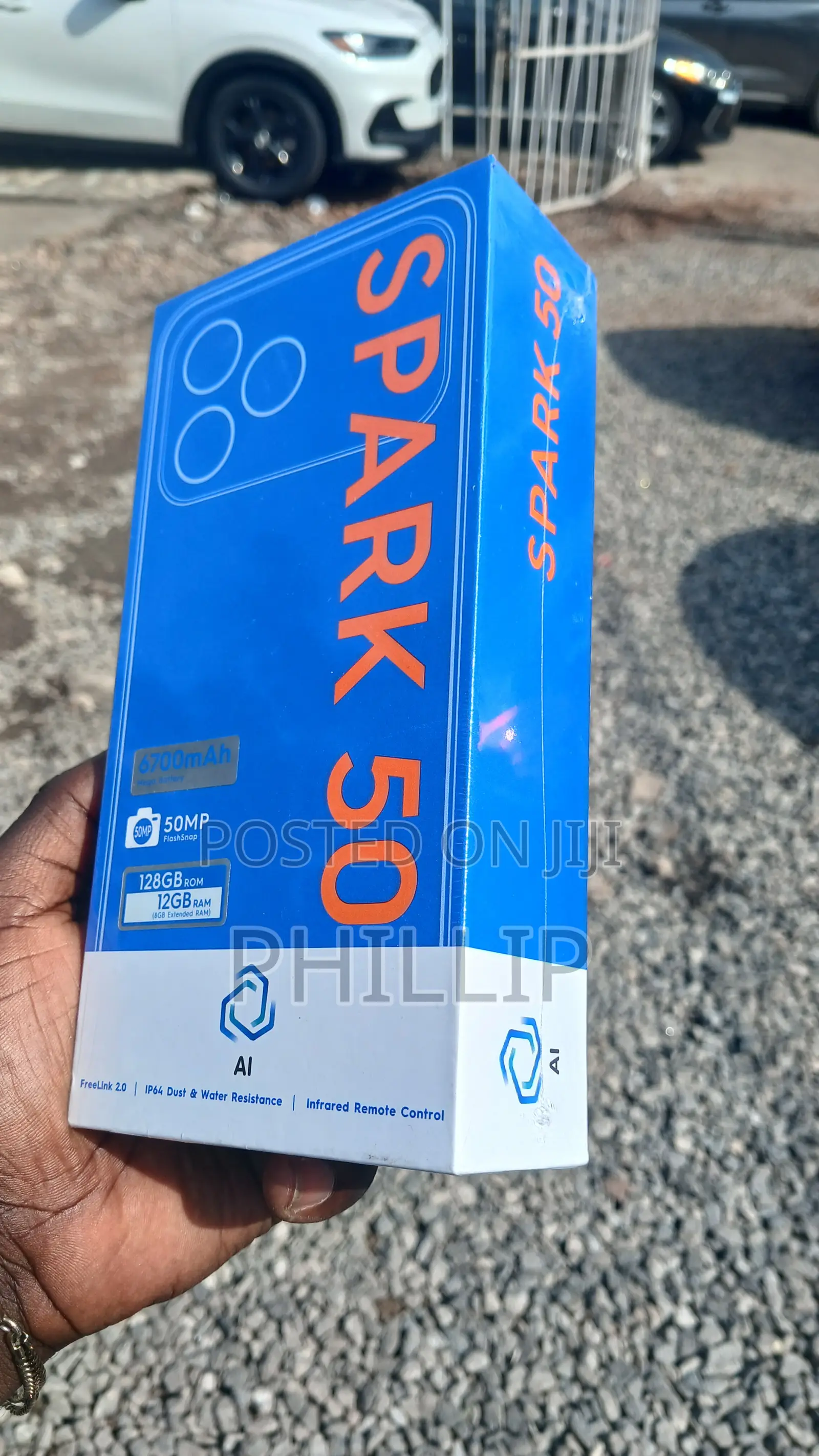 New Tecno Spark 50 128 GB White