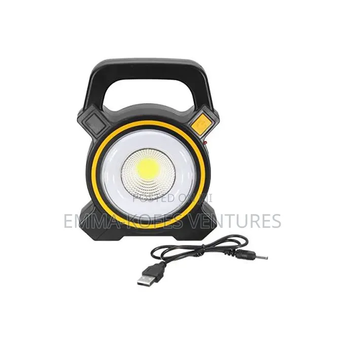 NATIONWIDE DELIVERY - Rechargeable LED Emergency Lamp - Black