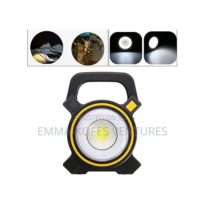 NATIONWIDE DELIVERY - Rechargeable LED Emergency Lamp - Black