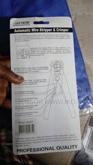 Automatic Wire Stripper and Crimper