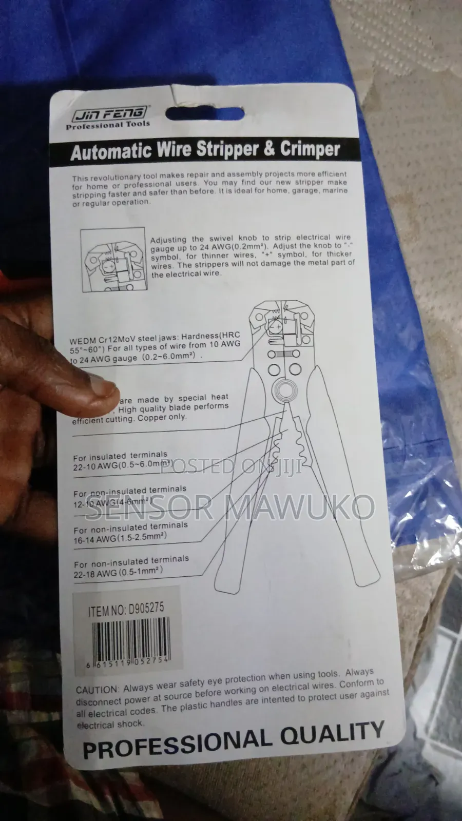 Automatic Wire Stripper and Crimper