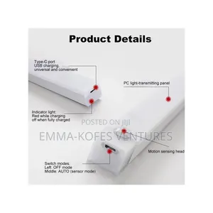 NWD -Under Cabinet Lighting USB Charging Motion Sensor Lighting 30CM