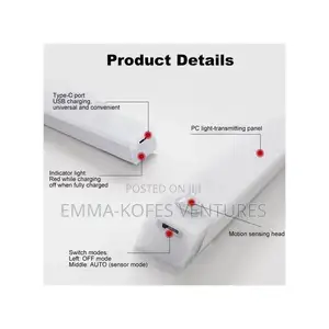 NWD -Under Cabinet Lighting USB Charging Motion Sensor Lighting 30CM