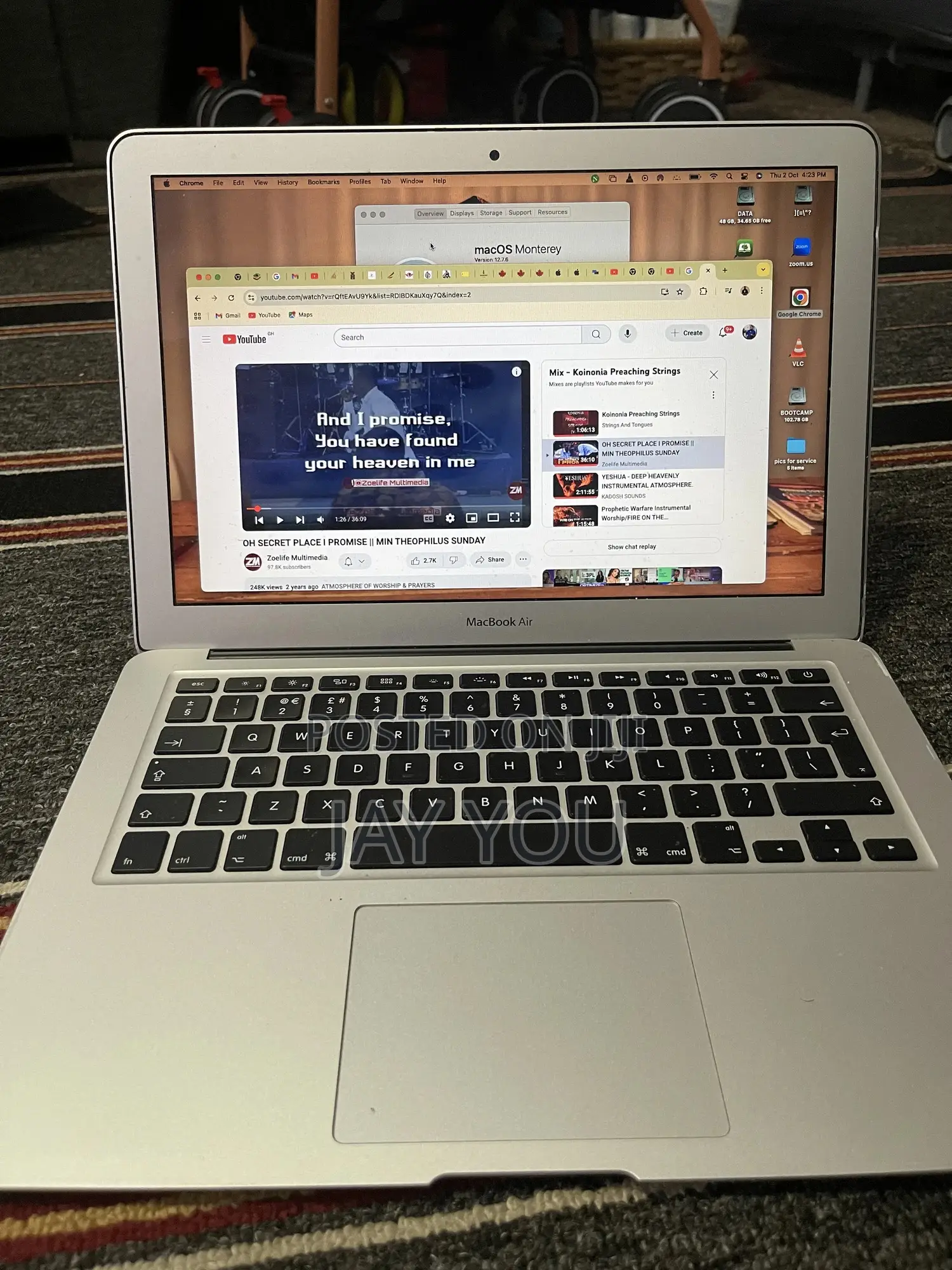 Laptop Apple MacBook Air 8GB Intel Core i5 SSD 256GB