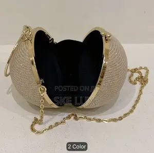 Luxury Round Ball Evening Clutch Purse