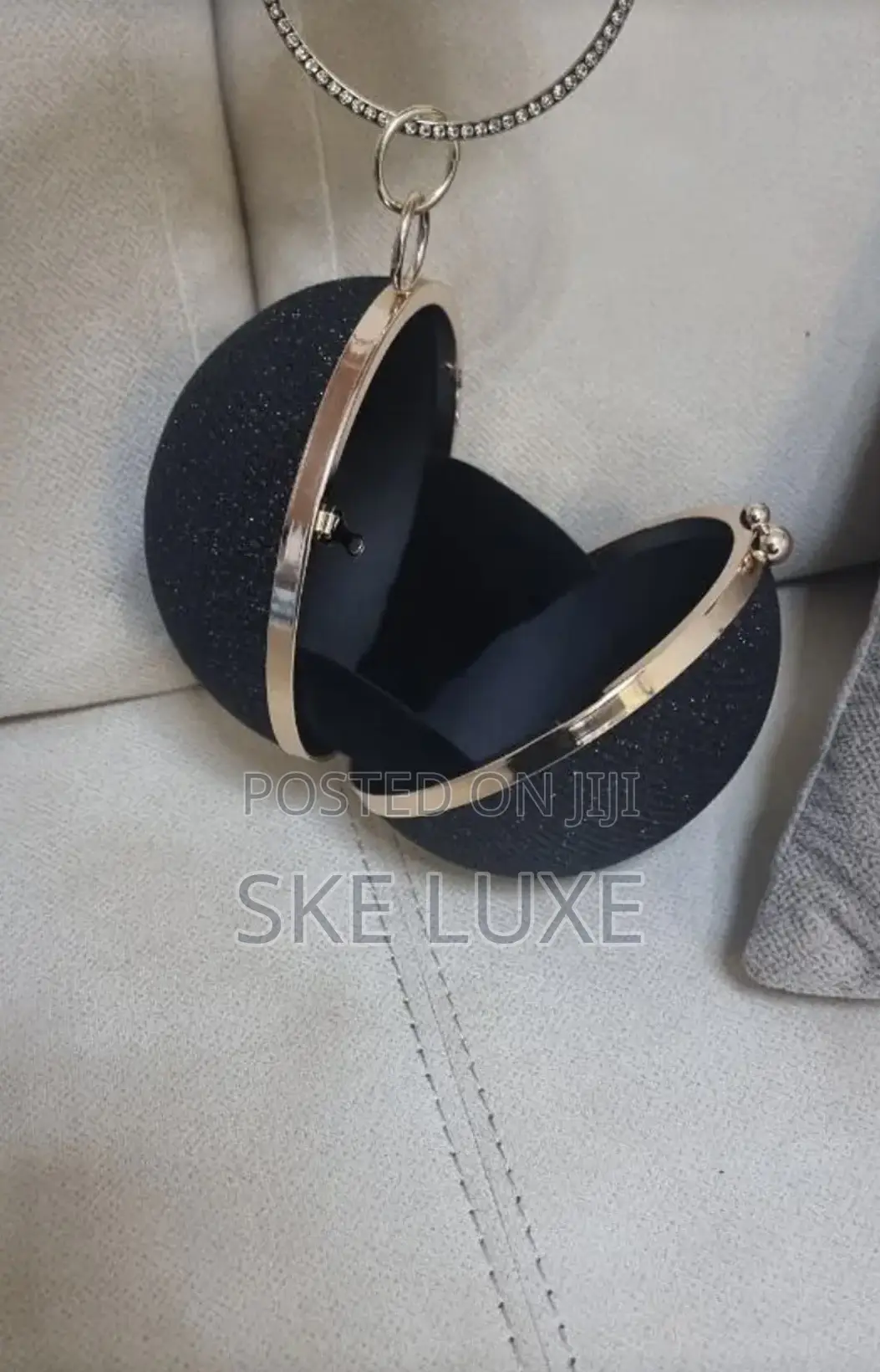 Luxury Round Ball Evening Clutch Purse