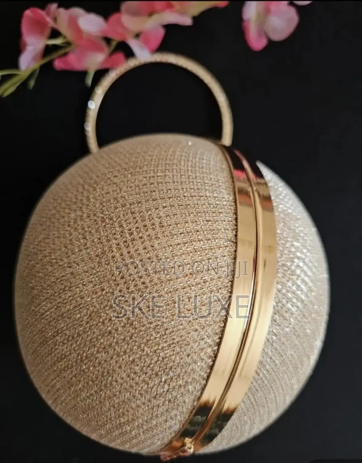 Luxury Round Ball Evening Clutch Purse