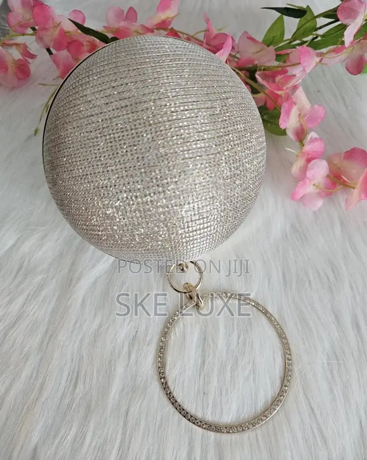 Luxury Round Ball Evening Clutch Purse