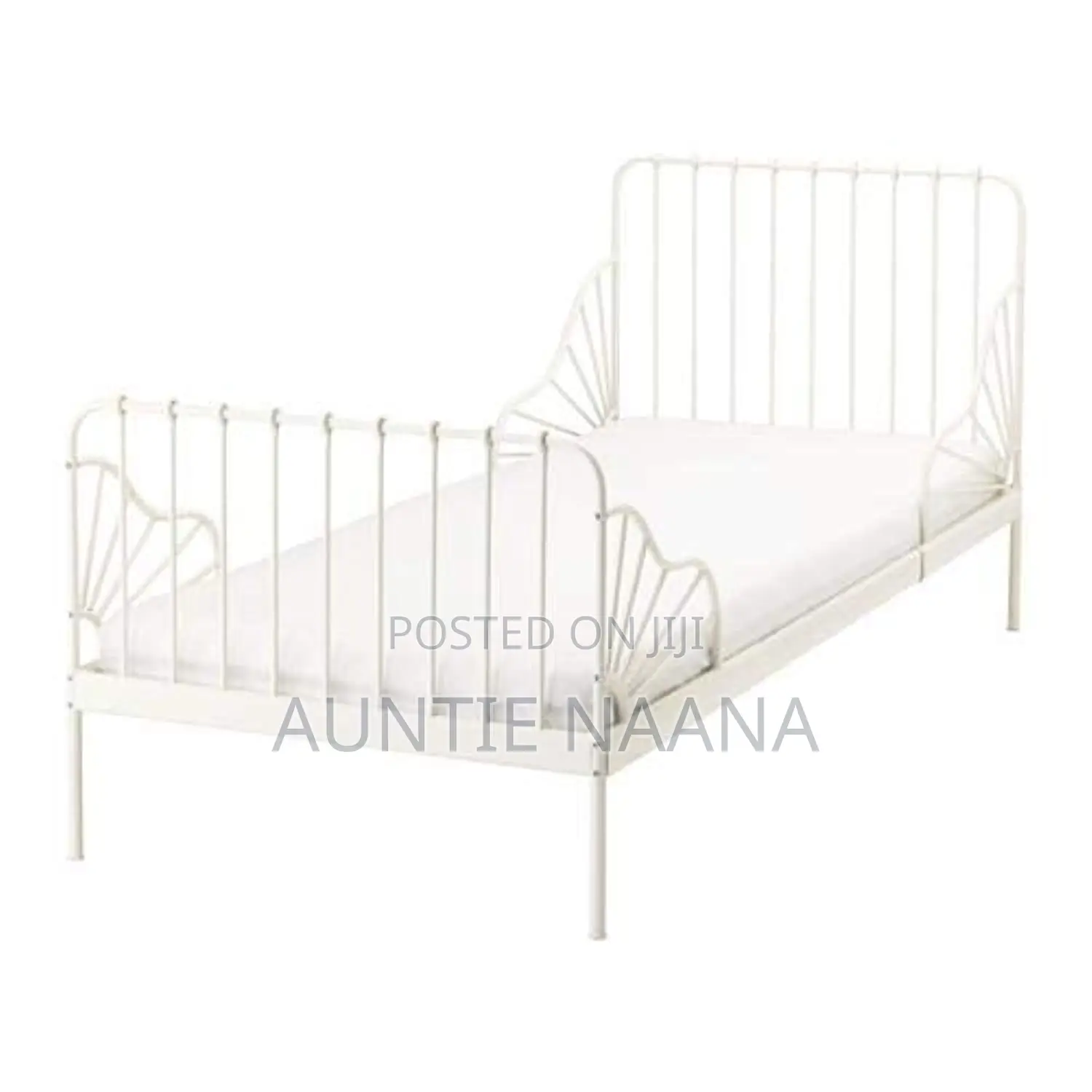 IKEA Minnen Extendable Bed Frame With Mattress