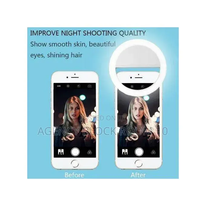 `Selfie LED Ring Light Rechargeable Makeup - Nationwide Delivery
