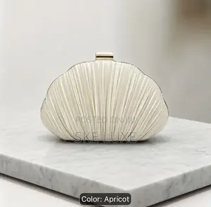 Luxury Pleated Clutch Crossbody Bag