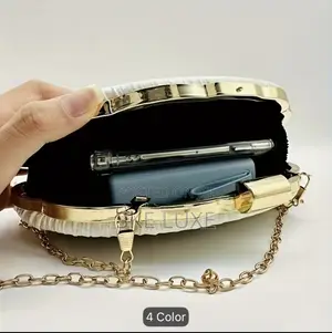 Luxury Pleated Clutch Crossbody Bag
