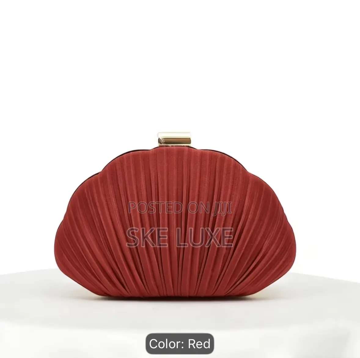 Luxury Pleated Clutch Crossbody Bag