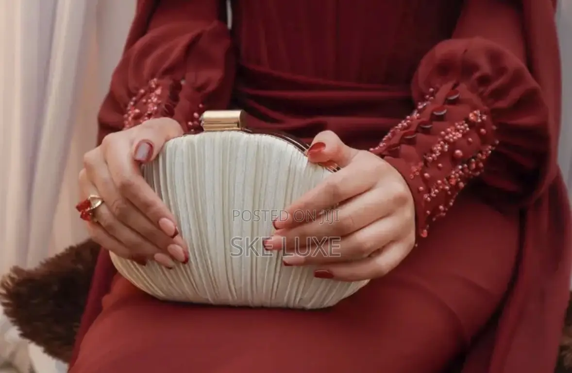 Luxury Pleated Clutch Crossbody Bag