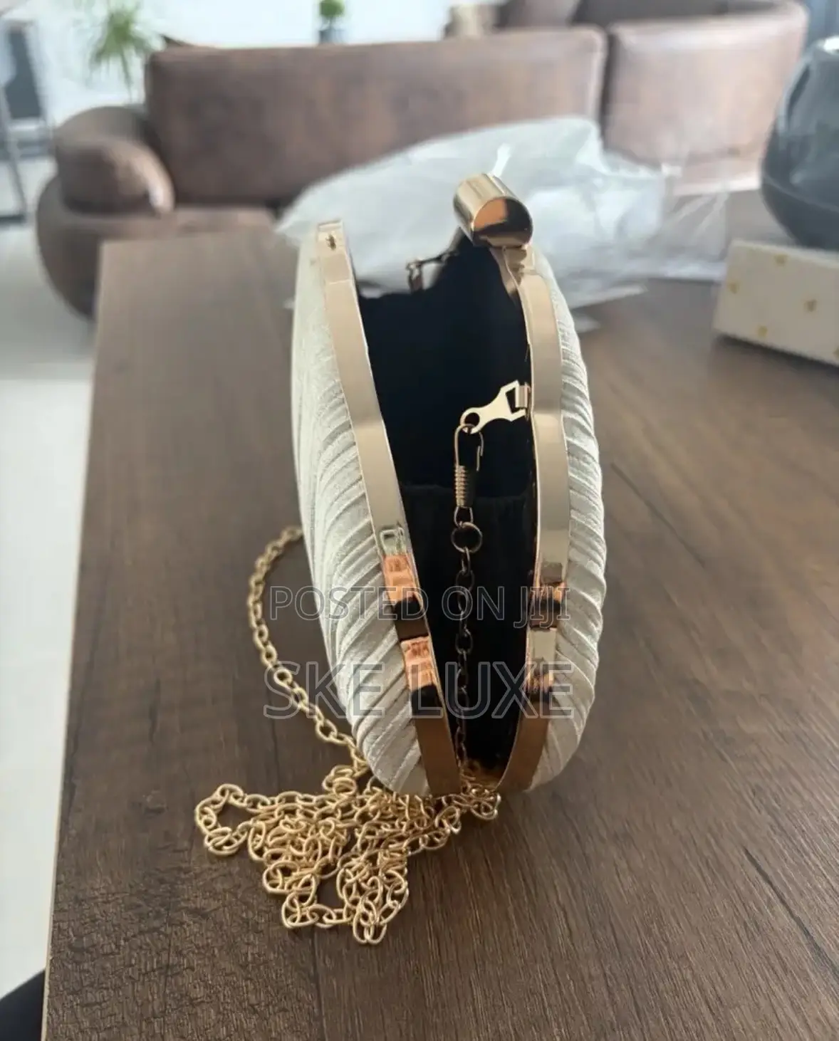 Luxury Pleated Clutch Crossbody Bag