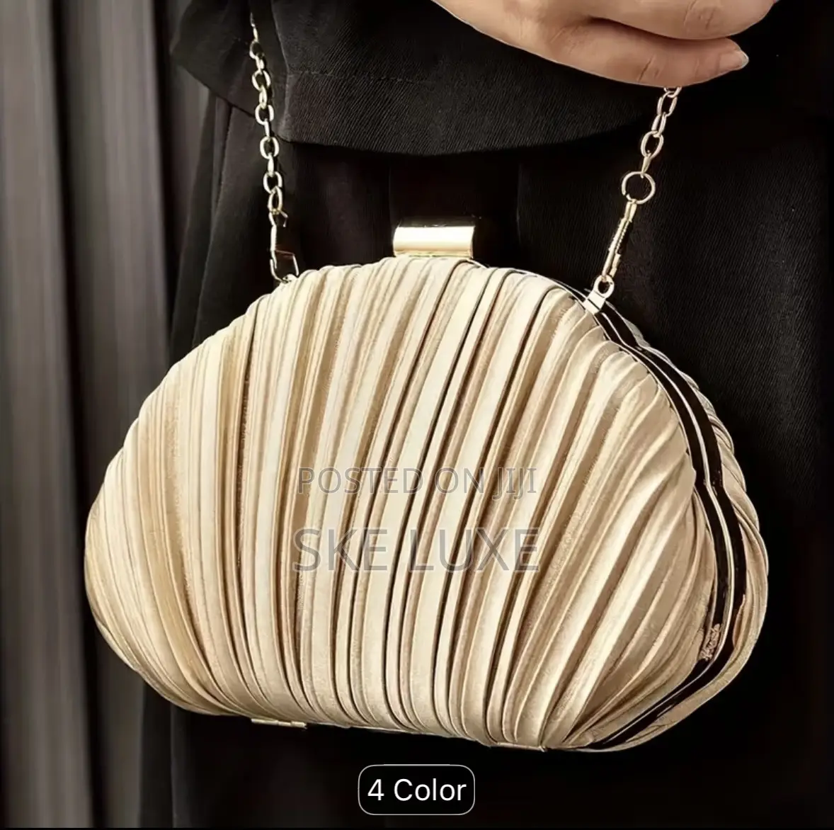 Luxury Pleated Clutch Crossbody Bag