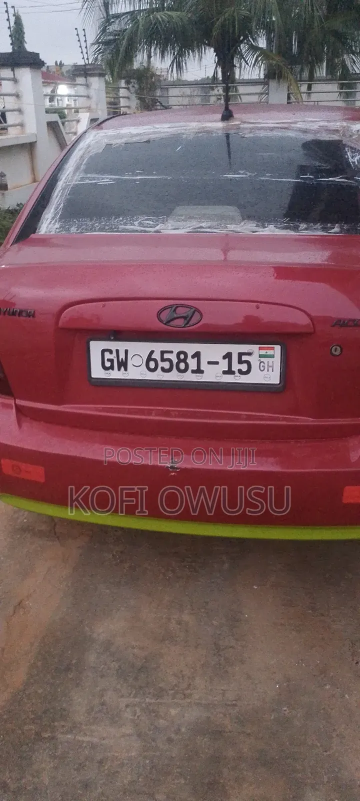 Hyundai Accent 2009 Red
