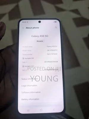New Samsung Galaxy A56 256 GB Black