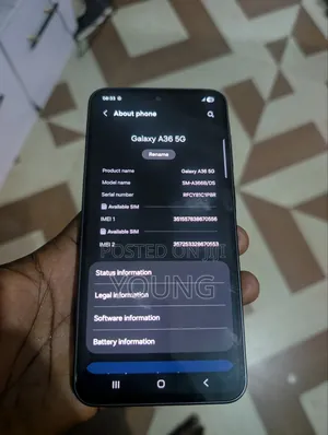 New Samsung Galaxy A36 256 GB Black