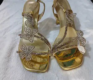 Elegant Gold Heel for Weddings, Engagements and Special Occasions