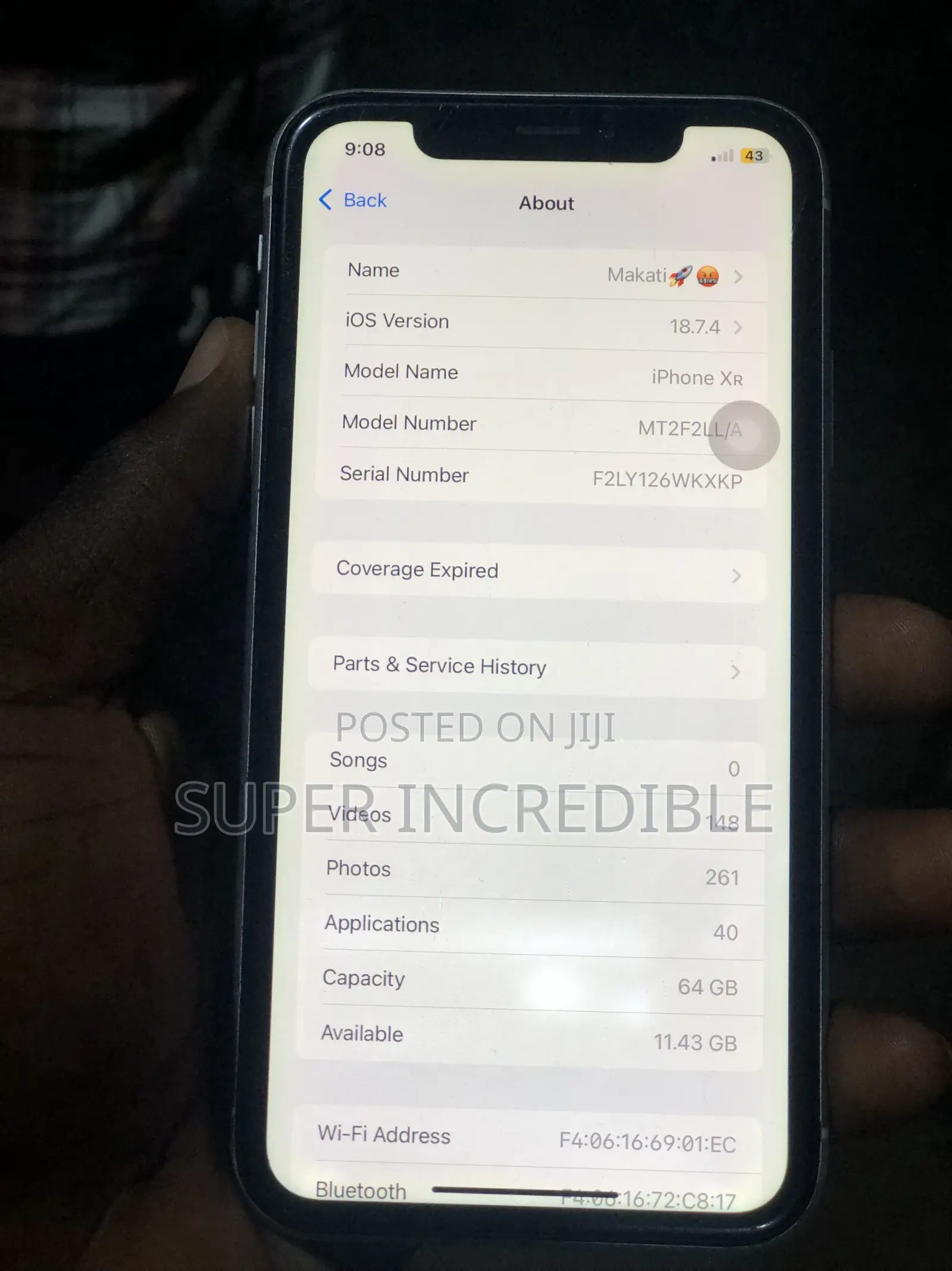 Apple iPhone XR 64 GB White