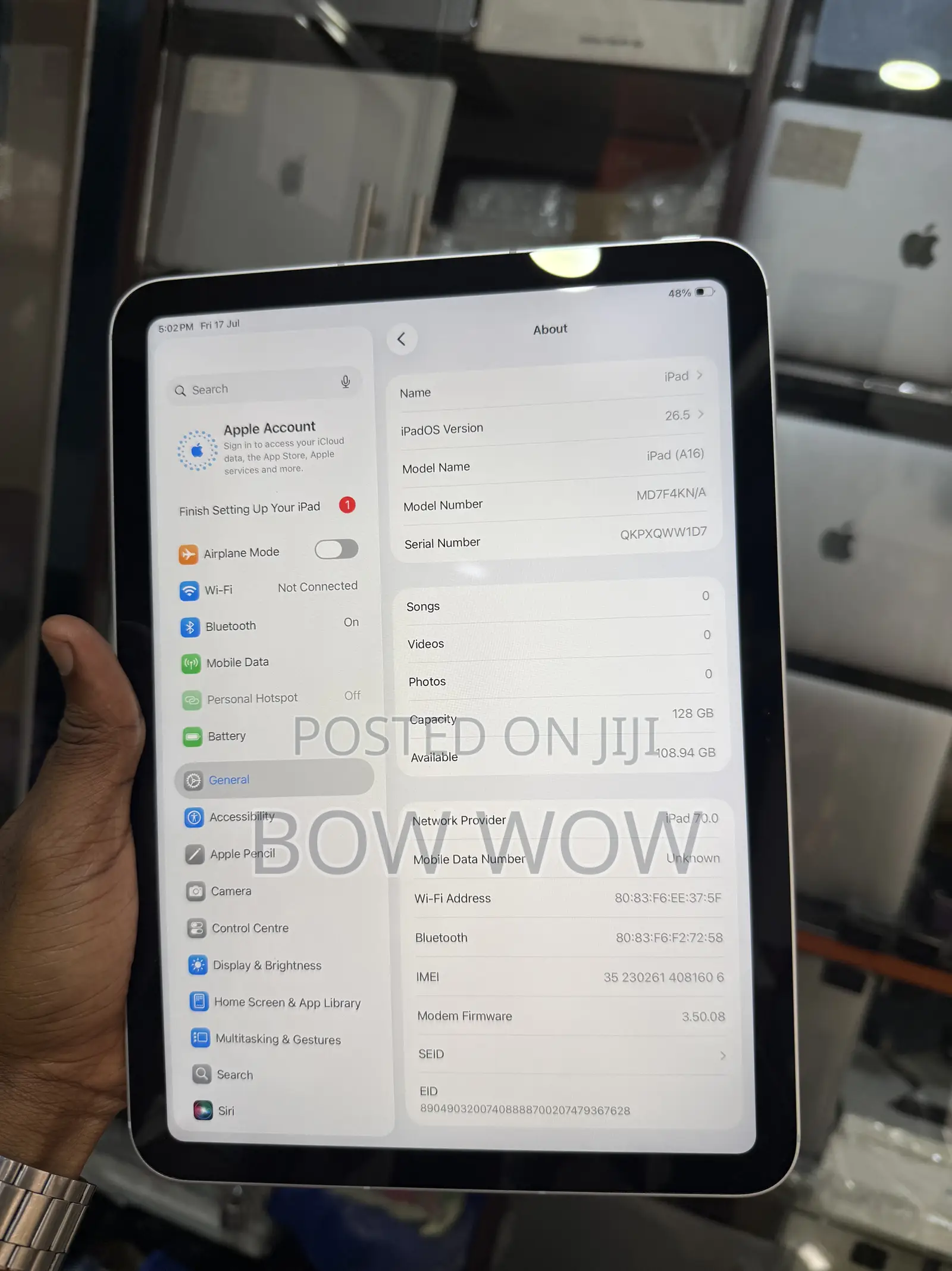 Apple iPad (2025) 128 GB Silver