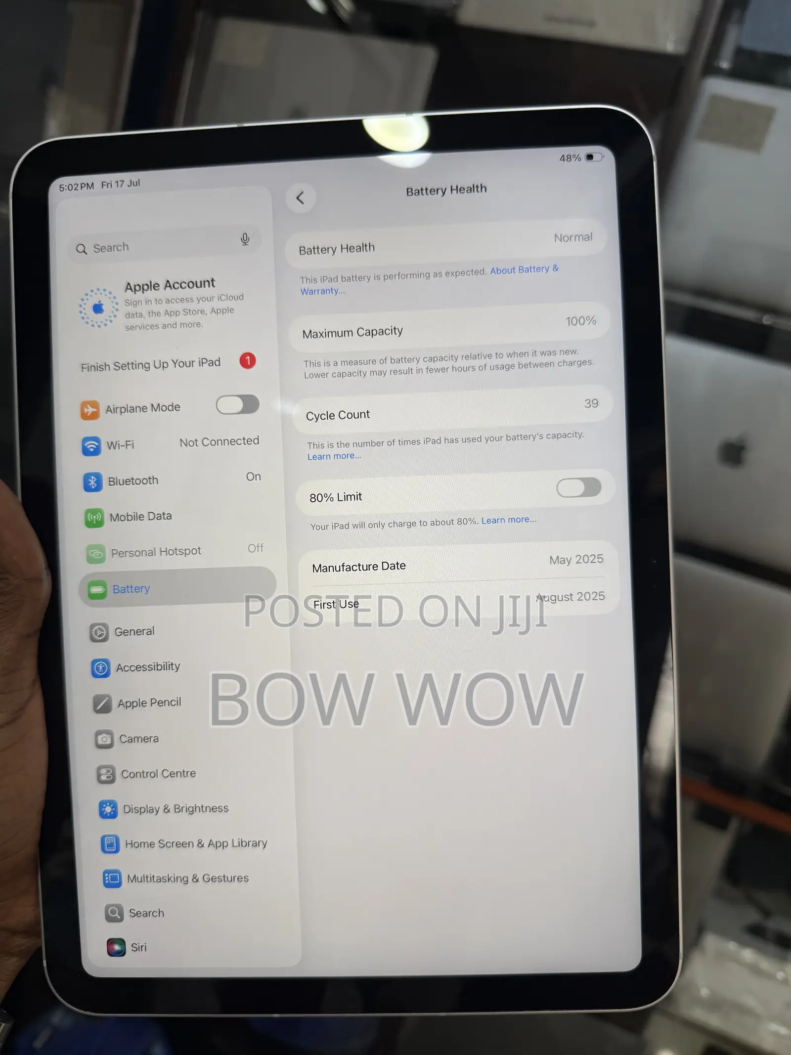 Apple iPad (2025) 128 GB Silver