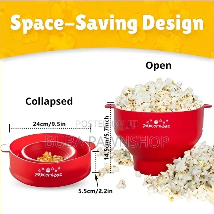 1 X HOTPOR 3L Collapsible Silicone Popcorn Bowl ​