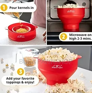 1 X HOTPOR 3L Collapsible Silicone Popcorn Bowl ​
