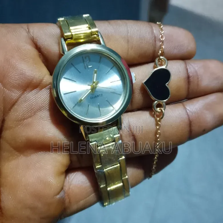 Ladies Watch and Bracelet Set