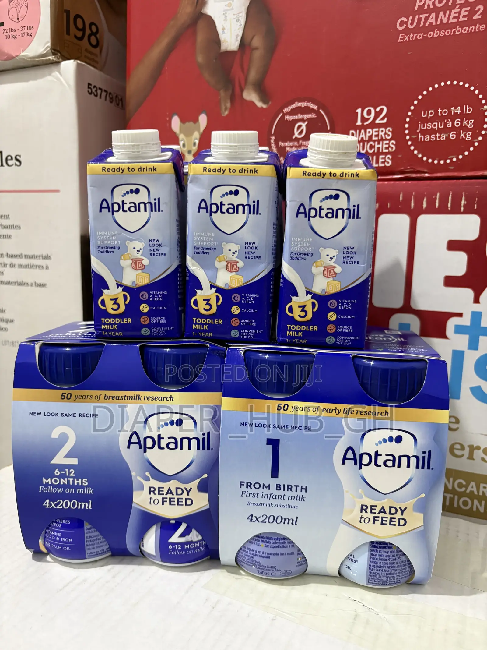 Aptamil Ready to FEED MILK STAGE 1,2 3
