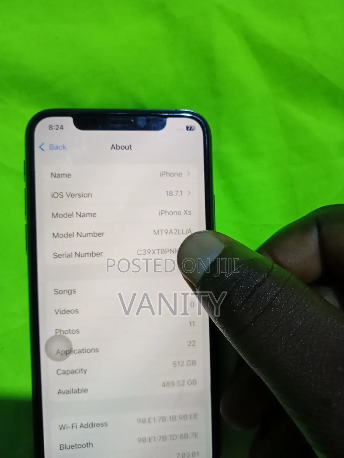 Apple iPhone XS 512 GB Black