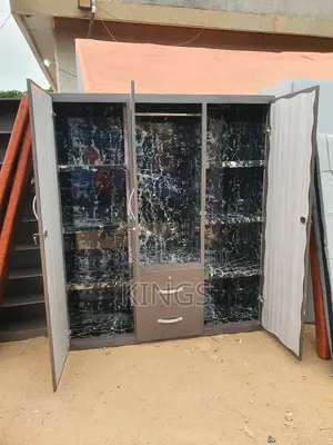 Brand New 3-in-1 Wooden Wardrobe (Payment on Delivery)