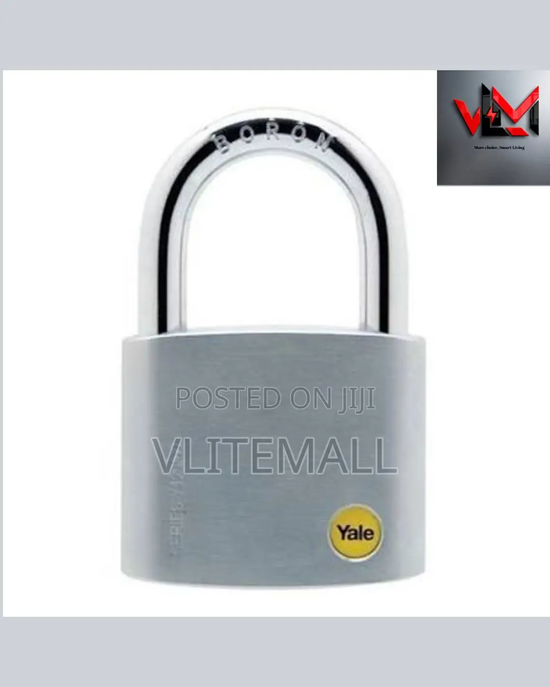 YALE Brass Padlock 60mm (Satin Chromed Plated) 2 Key PL-120/60/135/2