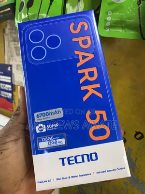 New Tecno Spark 50 128 GB Black
