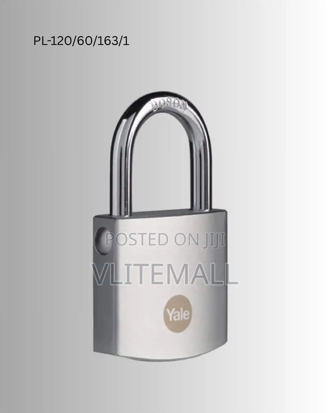 Brass Padlock 60mm (Satin Chrome Plated) PL-120/60/163/1
