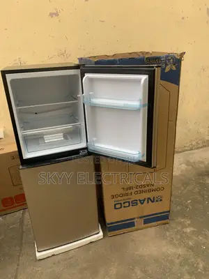 Original Nasco NAsD2-18FL 136liters DoubleDoor Button Freezer