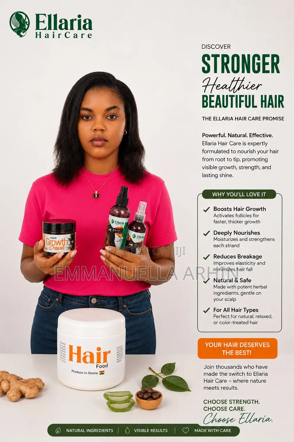 Ellaria Hair Care Products