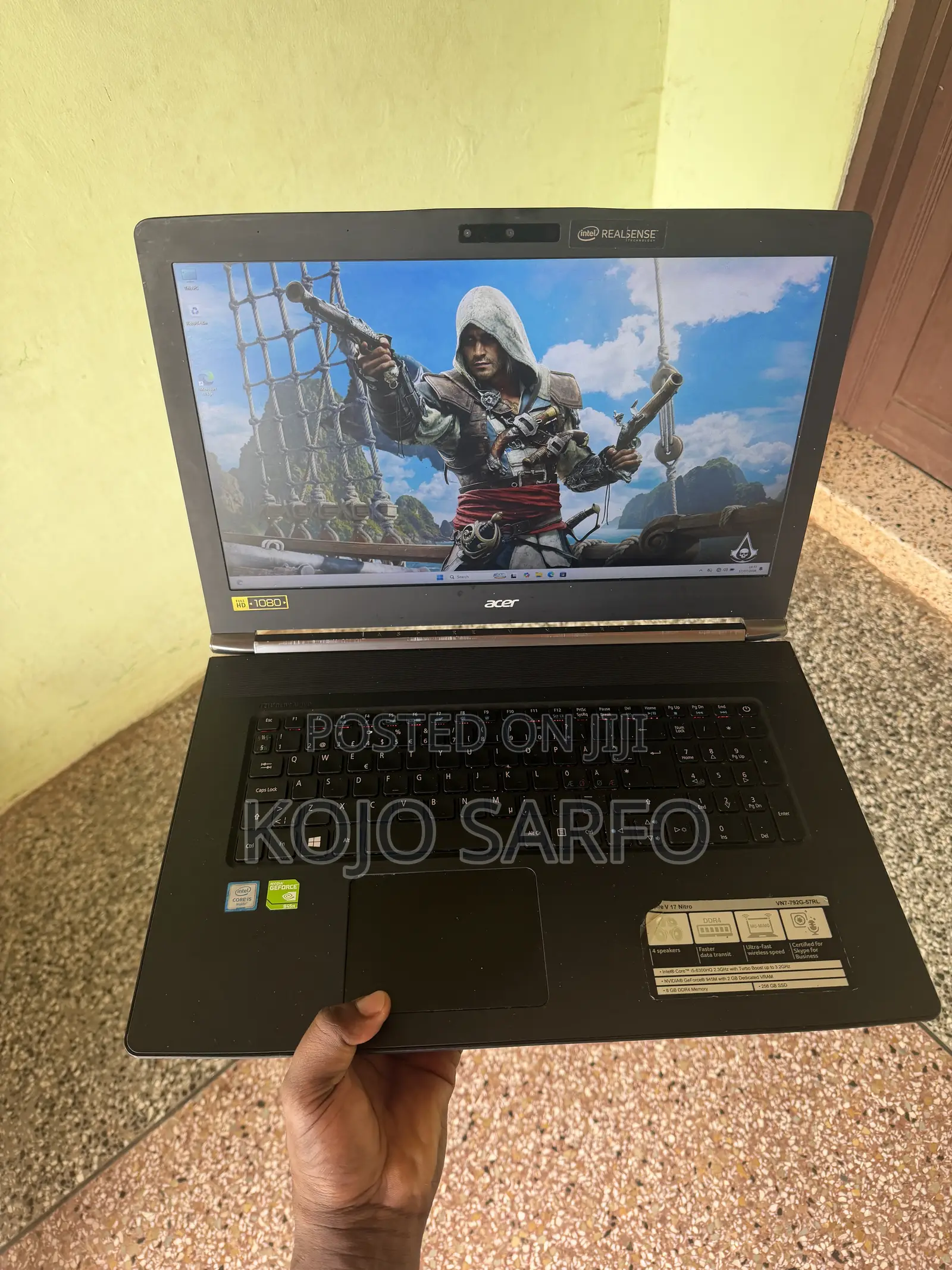 Laptop Acer Aspire VN7-792G 8GB Intel Core i5 SSD 256GB