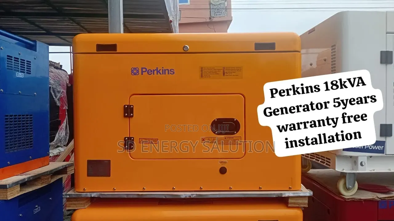 Perkins 18kVA Diesel Generator – Silent Heavy Duty Power