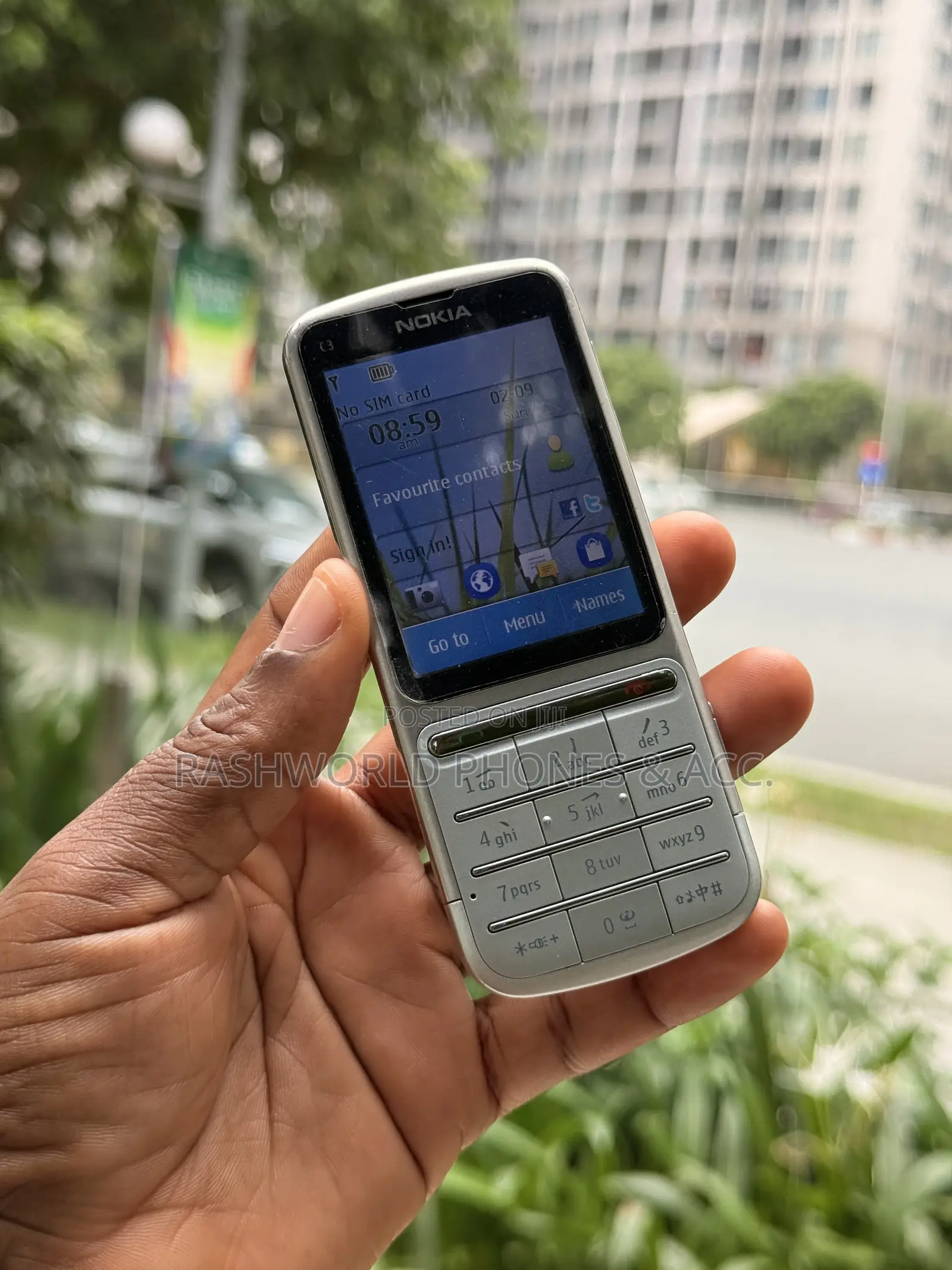 Nokia C3-01 Touch and Type Silver