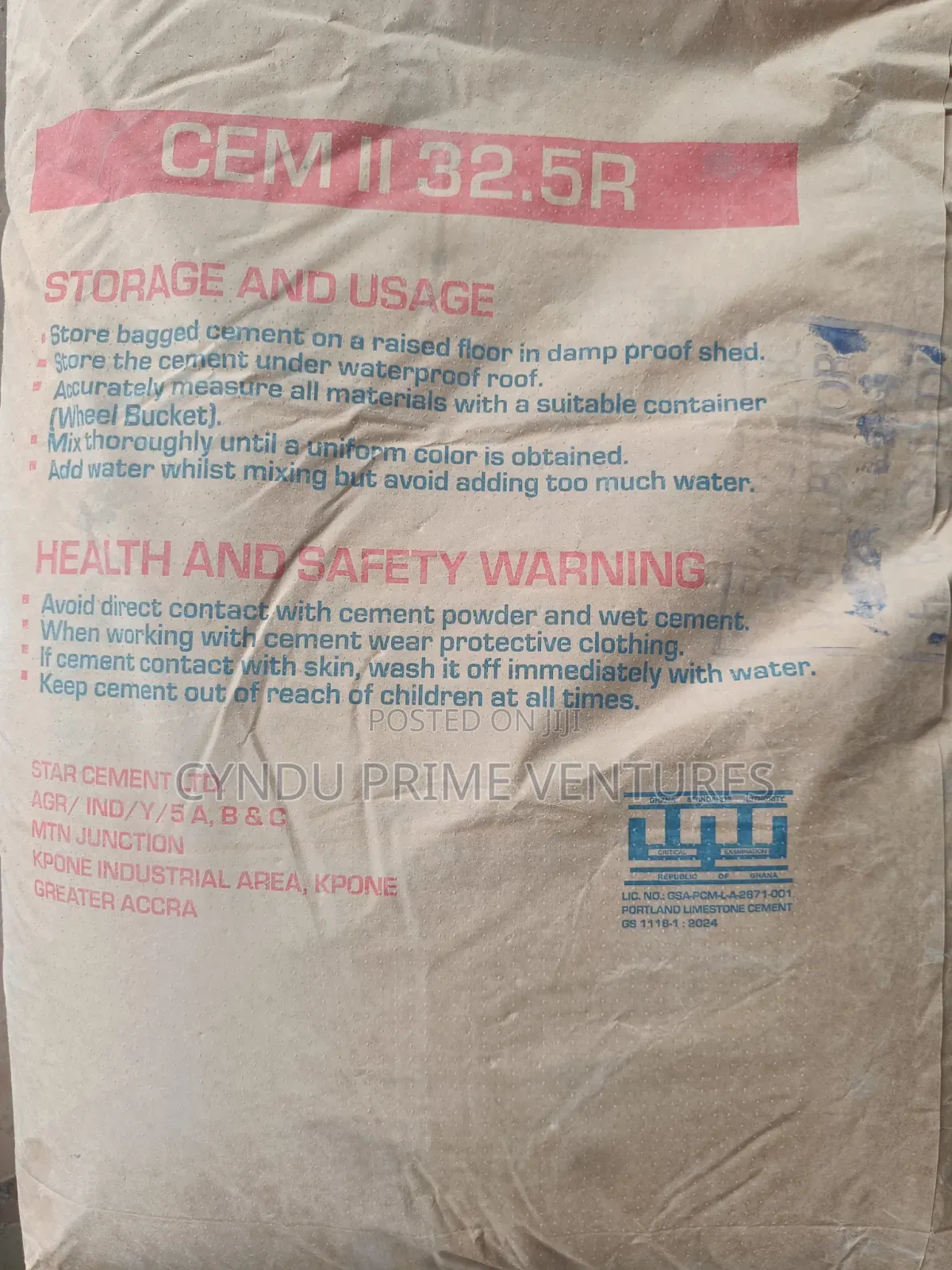 Star Cement CEMll 32.5R