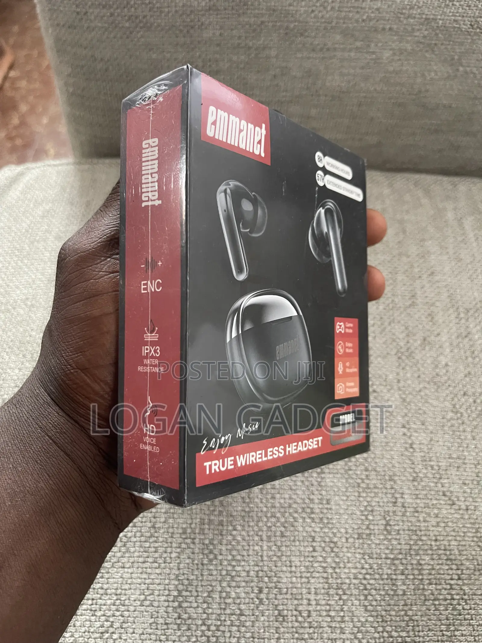 Emmanet-117 True Wireless Bluetooth Earbuds –