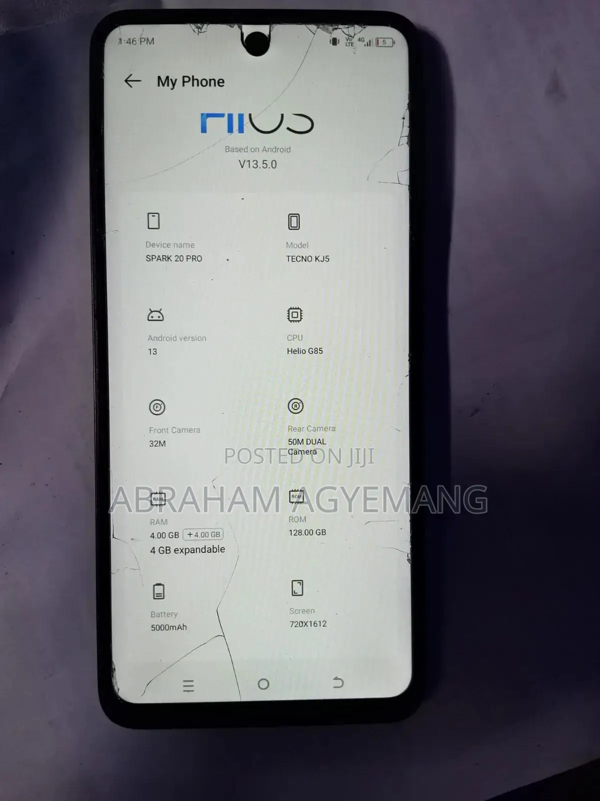 Tecno Spark 20 Pro Plus 256 GB Gray