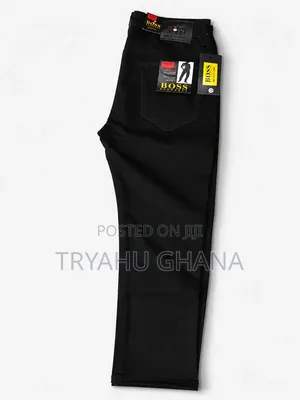 NEW STOCK ALERT – Original Designer Boss Men's Black Jeans