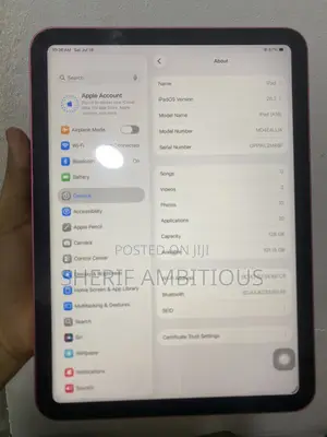 Apple iPad Wi-Fi 128 GB Pink