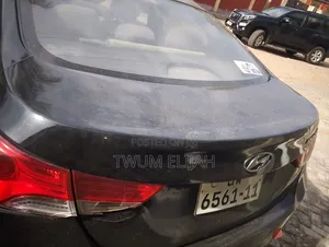 Hyundai Elantra GLS Automatic 2012 Black