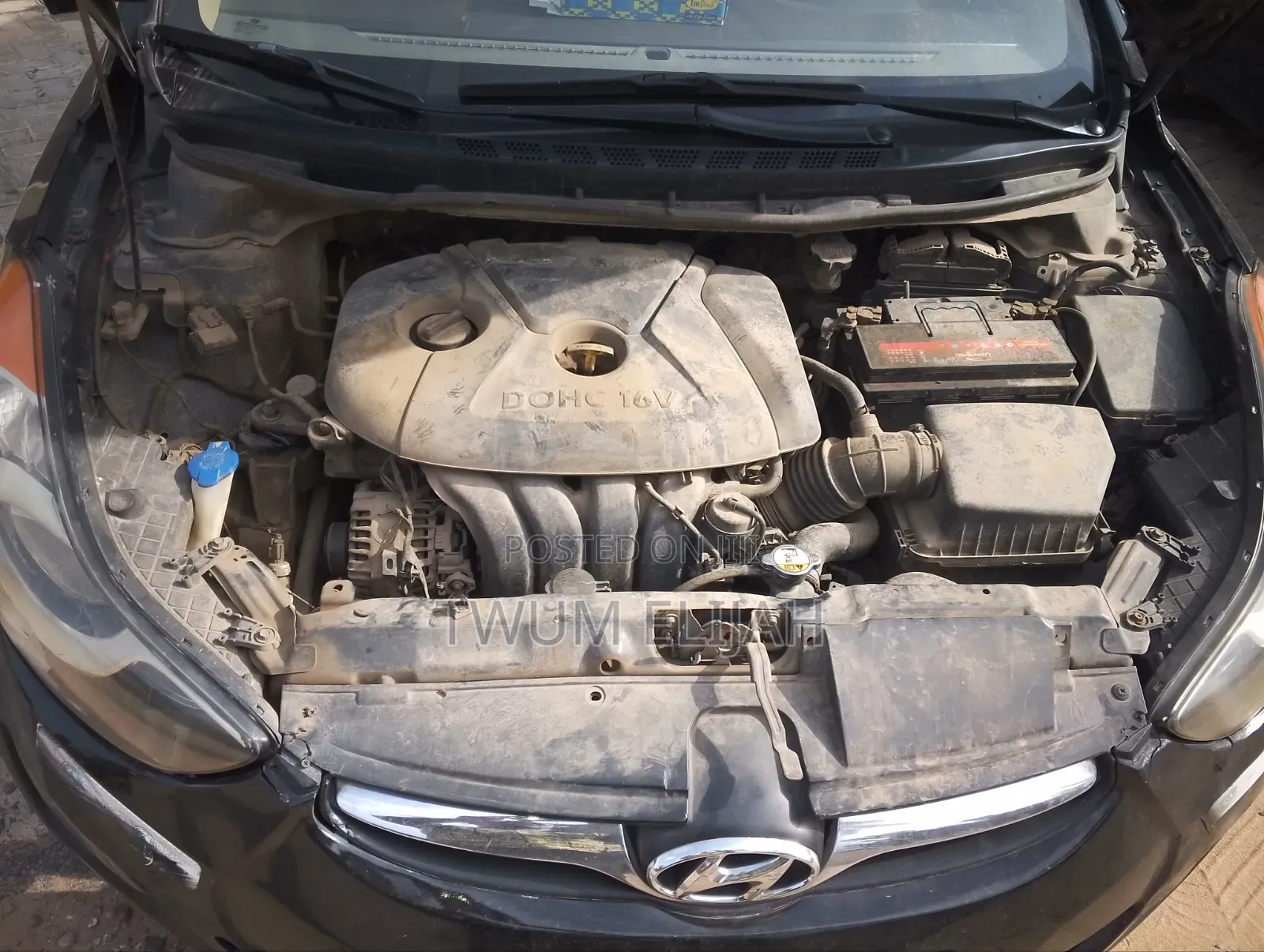 Hyundai Elantra GLS Automatic 2012 Black