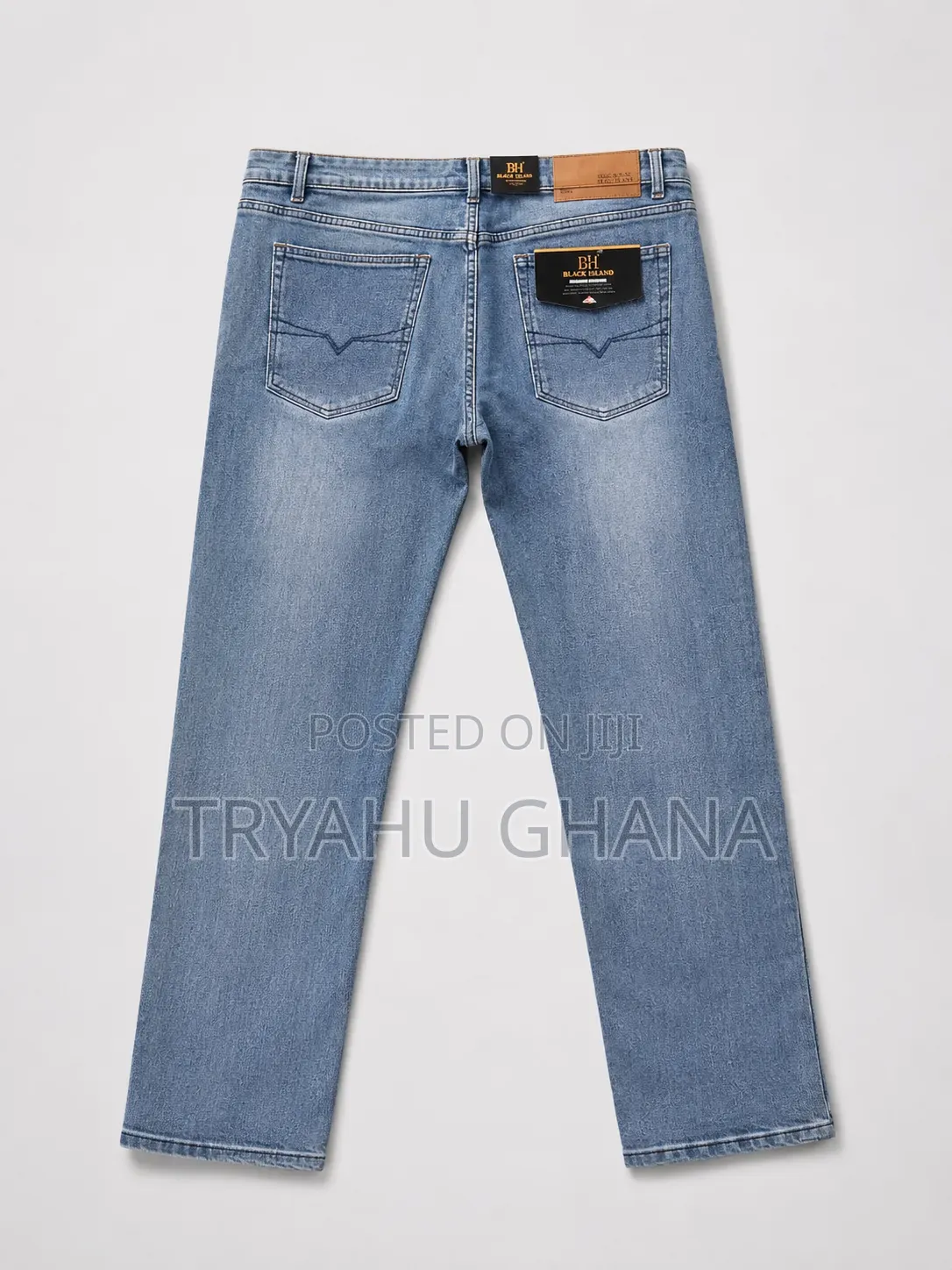 Original Designer Black Island Men's Jeans