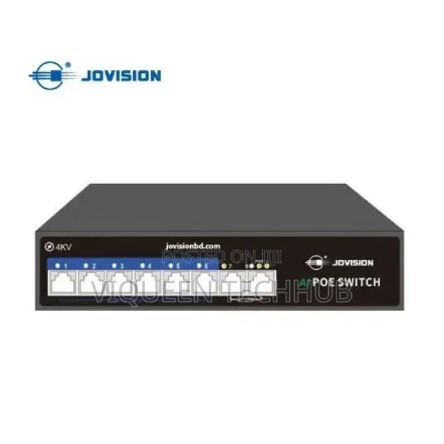 JVS-S08-6p-65w Poe Switch